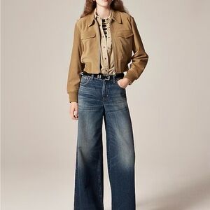 JCrew Mid-rise superwide-leg jean size 25